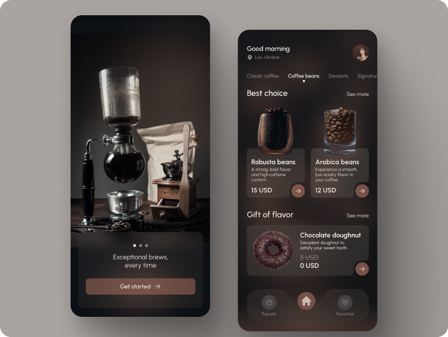 PortFolio Details Black Theme Creative Image